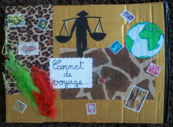 Carnet de voyage-DIY-collage enfant