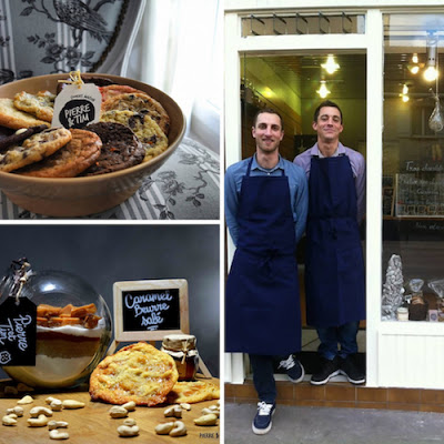 Vente créateurs 7 décembre Paris à l'ouest et cookies Pierre & Tim