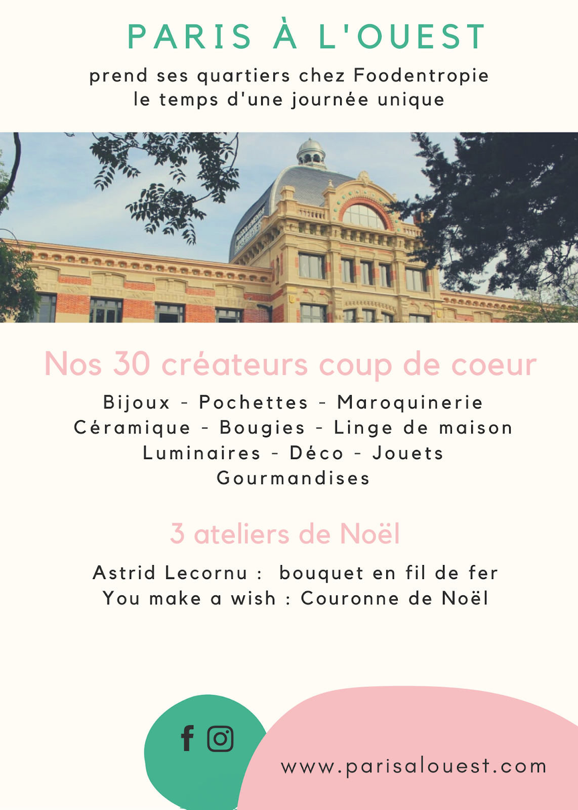 Vente de noel 2019 Paris à l'Ouest 