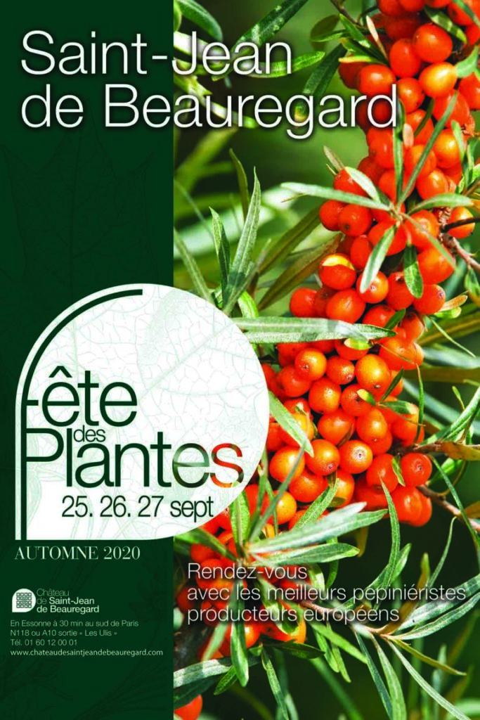 Affiche fête des Plantes St Jean de Beauregard