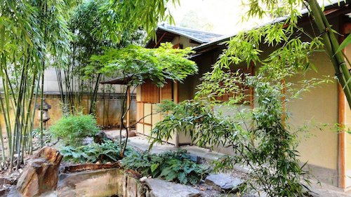 jardin japonais de l'hôtel Heildelbach
