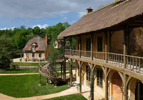Le hameau de Marie-Antoinette dans le Parc du Château de Versailles