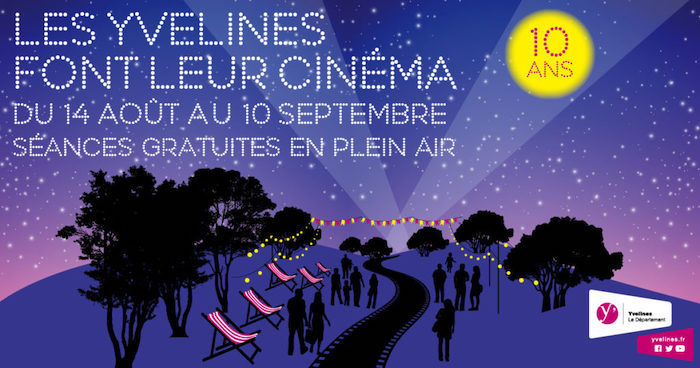 Affiche cinema plein air Yvelines