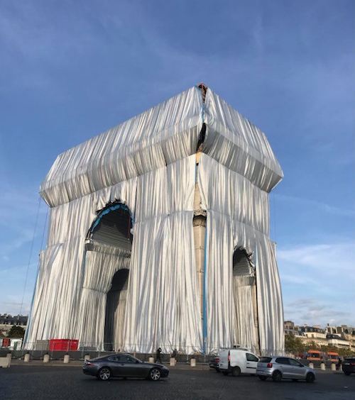 Arc de Triomphe empaqueté Christo journées du patrimoine 