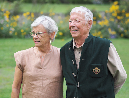 Château de Medan,  les propriétaires Marion et Jean-Pierre Aubin de Malicorne