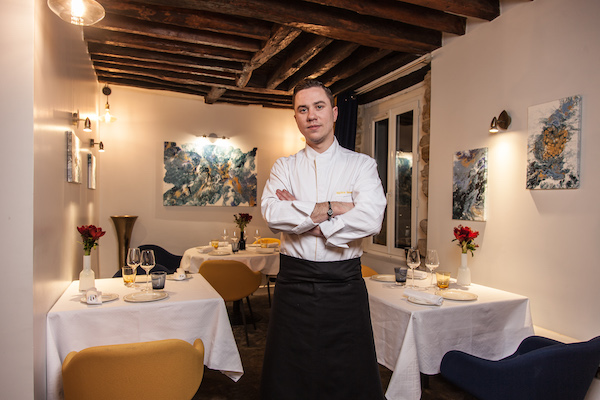 Baptiste Renouard Chef Restaurant Ochre 1 étoile Rueil Malmaison
