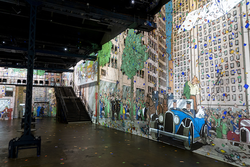 Tintin l'aventure immersive - Atelier des lumières