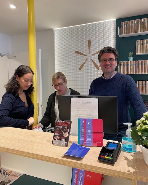 Equipe de la Librairie l'Allée des Feuilles à Saint-Germain-en-Laye