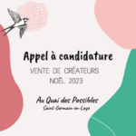 Appel a candidature Vente de createurs