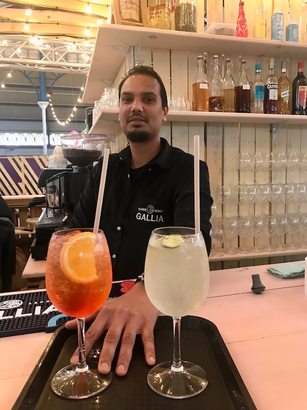 Halle Flachat barman Asnières