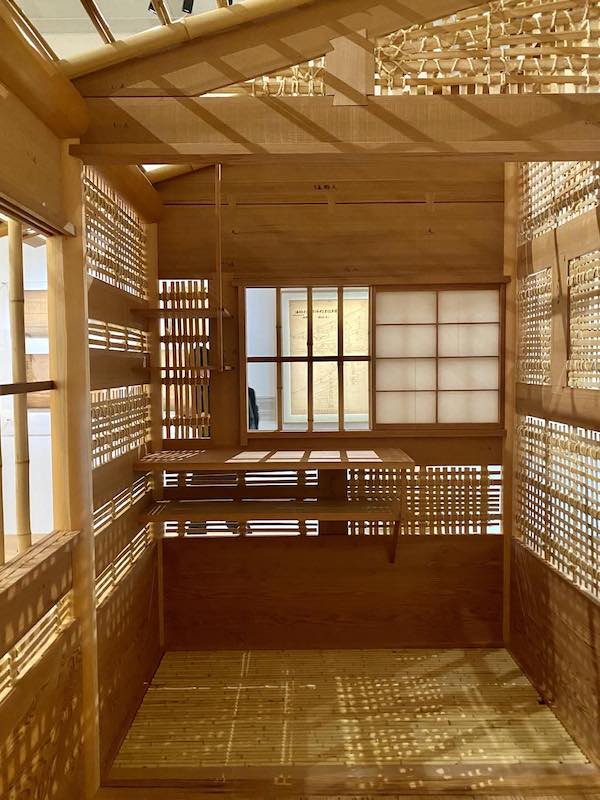 Expo : L'art des charpentiers japonais à la maison de la culture du Japon à Paris. Pavillon 