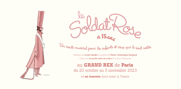 Le Soldat rose à Paris. Spectacle pour les vacances de la Toussaint.