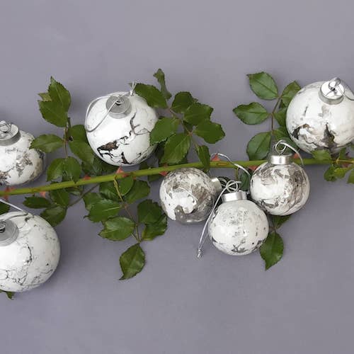 Fleur de Kaolin porcelaine décoration Noël
