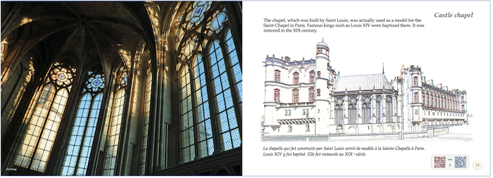 Livre touristique Saint-Germain-en-Laye Chapelle du chateau