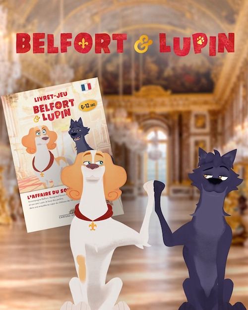 Série Belfort & Lupin à Versailles. Activité pour enfants vacances