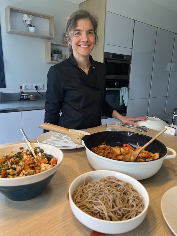 Batch cooking à domicile. Cécile de Beguin de Saveurs